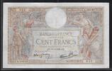 FRANCE . 100 Francs LOM. Alphabet: K.58449 . -