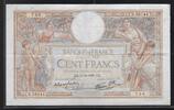 FRANCE . 100 Francs LOM. Alphabet: R.58144 . -
