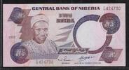 NIGERIA 5 Naira 2002 Serie: H/32 . Fast NEU -1 21.71 元 含税 ＋  308.97 元 运费