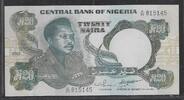 NIGERIA 20 Naira 2001 Serie: K/90  . Fast NEU -1 25.05 元 含税 ＋  308.97 元 运费