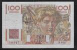 FRANCE . 100 Francs 06/09/1951 JEUNE PAYSAN. Junge Bauer. Alphabet: X.40... 41.84 元 含税 ＋  309.59 元 运费