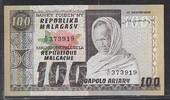 MADAGASIKARA/MADAGASCAR 100 Francs/20 Ariary Serie: A/31 . -
