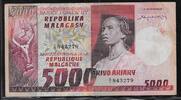 MADAGASIKARA/MADAGASCAR 5000 Francs/1000 Ariary Serie: A/5 . -