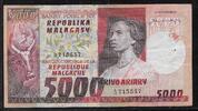 MADAGASIKARA/MADAGASCAR 5000 Francs/1000 Ariary Serie: A/12 . -