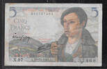 FRANCE . 5 Francs BERGER. Alphabet: X.97 . -