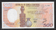 BEAC. REPÚBLICA DE GUINEA ECUATORIAL. 500 Francos Alphabet, Serie: L.01 . -