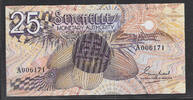 SEYCHELLES 25 Rupees Serie: A. N° 006171 . -