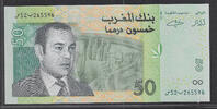 MAROC. 50 Dirhams. 1423 2002. Roi MOHAMED VI. SANS TRAIT D'UNION. OHNE B... 502.03 元 含税 ＋  309.59 元 运费