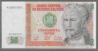 PERÚ/PÉROU. 50 Intis 26/06/1987. Serie: A/P . Fast NEU -1. 20.88 元 含税 ＋  308.97 元 运费