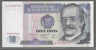 PERÚ/PÉROU. 10 Intis. 17/01/1986. Serie: A/F . Fast NEU. I-. 20.88 元 含税 ＋  308.97 元 运费