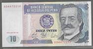 PERÚ/PÉROU. 10 Intis. 26/06/1987. Serie: A/P . Fast NEU. I-. 20.88 元 含税 ＋  308.97 元 运费