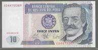 PERÚ/PÉROU. 10 Intis. 26/06/1987. Serie: A/P . Fast NEU. I-. 20.88 元 含税 ＋  308.97 元 运费