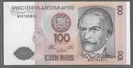 PERÚ/PÉROU. 100 Intis. 26/06/1987. Serie: B/D . Fast NEU. I-. 20.88 元 含税 ＋  308.97 元 运费