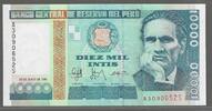 PERÚ/PÉROU. 10000 Intis. 28/06/1988. Serie: A/S  . Fast NEU. I-. 21.71 元 含税 ＋  308.97 元 运费