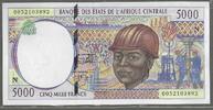 BEAC. N=GUINÉE ÉQUATORIALE. 5000 Francs. -