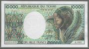 BEAC./TCHAD. 10'000 Francs. Alphabet: A.001 . -
