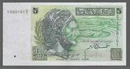 TUNISIE/TUNISIA. 5 Dinars. Général HANNIBAL: 1. Serie. C/1 . -