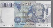 ITALIA/ITALIE. 10000 Lire. ALESSANDRO VOLTA. Serie: PE/M . -