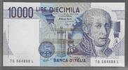 ITALIA/ITALIE. 10000 Lire. ALESSANDRO VOLTA. Serie: TG/L . -