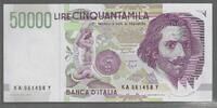 ITALIA/ITALIE. 50000 Lire. Gian Lorenzo Bernini. 2ème type .Serie: KA/Y . -