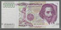 ITALIA/ITALIE. 50000 Lire. Gian Lorenzo Bernini. 2ème type .Serie: BD/G . -