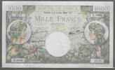FRANCE. 1000 Francs. COMMERCE et INDUSTRIE. (Handel und Industrie) Alphabet: D.3620 N° 219 . -