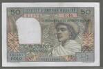 MADAGASIKARA/MADAGASCAR . 50 Francs. Alphabet: G.46 . -