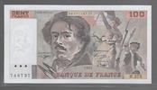 FRANCE 100 FRANCS "DELACROIX(442-1 & 442-2) H.275" -