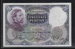 ESPAGNE 50 Pesetas 25.04.1931 Beau TTB 83.67 元 含税 ＋  309.59 元 运费