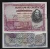 ESPAGNE 50 Pesetas 1928 et 1931 &quot;2 EXEMPLAIRES&quot; TTB 50.20 元 含税 ＋  309.59 元 运费