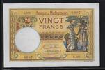 MADAGASIKARA/MADAGASCAR 20 Francs (1937à1947) Deux jeunes femmes se donn... 585.70 元 含税 ＋  309.59 元 运费