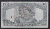 FRANCE 1000 Francs "Minerve et Hercule. Alphabet Q.185" -