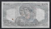 FRANCE 1000 Francs "Minerve et Hercule. Alphabet V.211" -