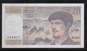 FRANCE 20 Francs 1993 &quot;Debussy Alphabet H.041&quot; Beau SUP 37.65 元 含税 ＋  309.59 元 运费