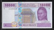 BEAC 10000 Francs "T=CONGO" -
