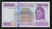 BEAC 10000 Francs "T=CONGO" -