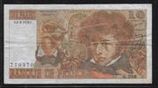 FRANCE 10 Francs 4.3.1976 BERLIOZ Alphabet: Q.288 . schön 20.92 元 含税 ＋  309.59 元 运费