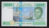 ETATS de l'AFRIQUE CENTRALE 5000 Francs "T=CONGO" -