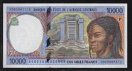 ETATS de l'AFRIQUE CENTRALE. 10000 Francs P=TCHAD -