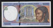 ETATS de l'AFRIQUE CENTRALE. 10000 Francs. P=TCHAD . -
