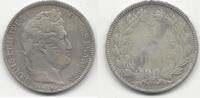 France 5 Francs Louis Philippe Ier. Tiefe Prägung. Tranche en creux . -