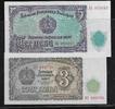 BULGARIE 3 et 5 Leva "2 Valeurs" -