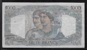 FRANCE 1000 Francs 7.4.1949 'Minerve et Hercule. Alphabet G.552' Sehr sc... 125.26 元 含税 ＋  308.97 元 运费