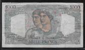 FRANCE 1000 Francs "Minerve et Hercule. Alphabet G.575" -