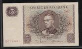 SUÈDE 5 Kronor "Roi Gustave VI Adolphe. Série QC" -
