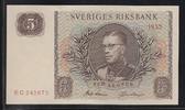 SUÈDE 5 Kronor "Roi Gustave VI Adolphe. Série EG" -