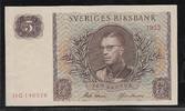 SUÈDE 5 Kronor "Roi Gustave VI Adolphe. Série HG" -