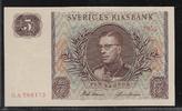 SUÈDE 5 Kronor "Roi Gustave VI Adolphe. Série GA" -