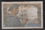 FRANCE 10 Francs MINEUR. Minenarbeiter. Premier alphabet. Erstes Alphabets E.1 . -
