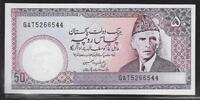 PAKISTAN 50 Rupees Mohammed Ali Jinnah. Serie: GAT. -